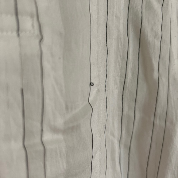 Vince Draped Striped Pullover Blouse - Picture 8 of 12